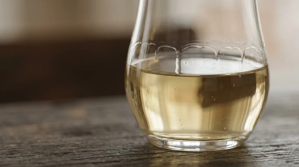 kvalitetna domaća rakija boja i tekstura u čaši